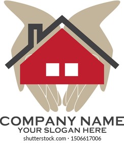 construction company logo vector art home 