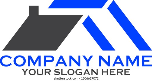 construction company logo vector art home 