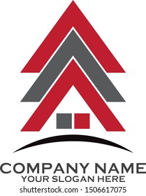 construction company logo vector art home 
