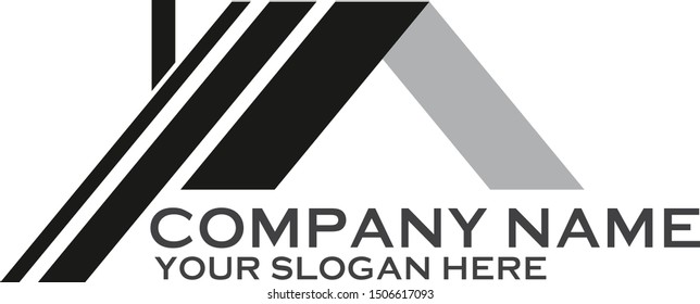 construction company logo vector art home 