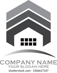 construction company logo vector art home 