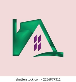 Construction company unique logo design
