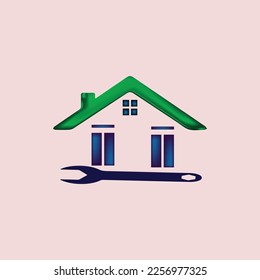 Construction company unique logo design