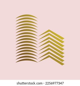 Construction company unique logo design
