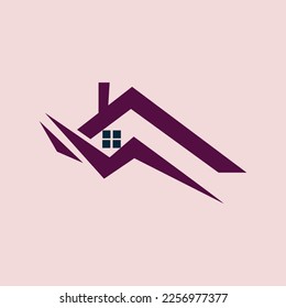 Baufirma einzigartiges Logo-Design
