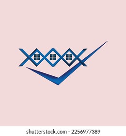 Construction company unique logo design