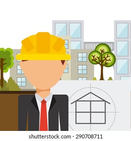 construction concept design, vector illustration eps10 graphic 