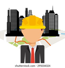 construction concept design, vector illustration eps10 graphic 