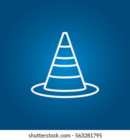 Construction cone icon