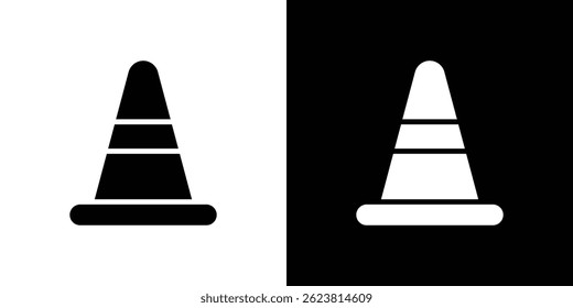 Icono de cono de construcción para diseño de interfaz de usuario de App móvil de Web de logotipo.