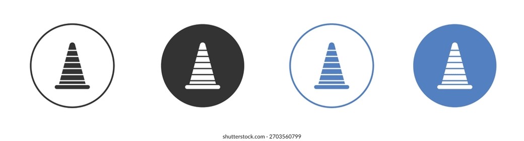 Construction cone icon pictogram for your web site design, logo