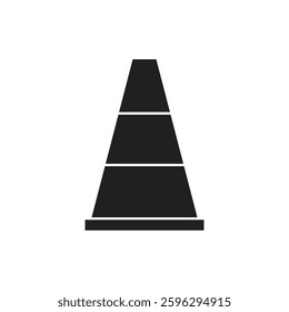 Construction cone icon vector illustration design. Tools collection. on white background.