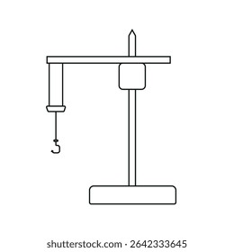 construction crane, construction, frame assembly, box, construction