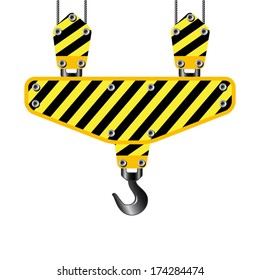 Construction crane hook