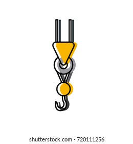 Construction crane hook