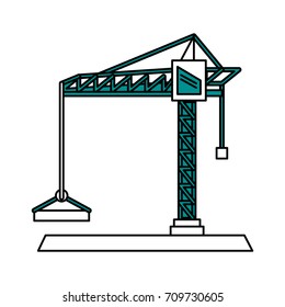 construction crane icon image 