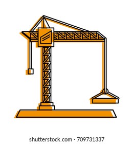 construction crane icon image 