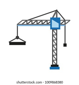 Construction crane symbol
