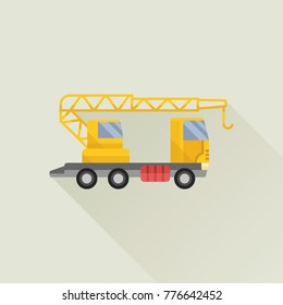 construction crane vector icon