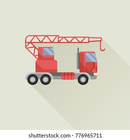 construction crane vector icon