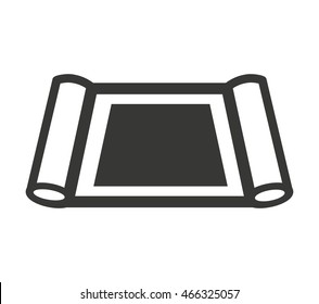 construction design drawings icon vector illustration graphic