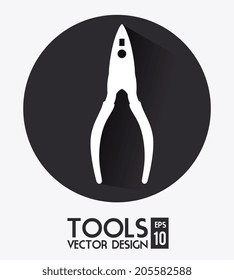 Construction design over white background, vector illustration