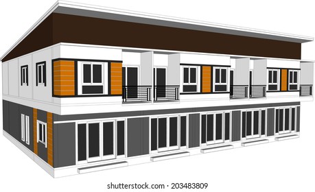 Construction design room style living in Thailand.