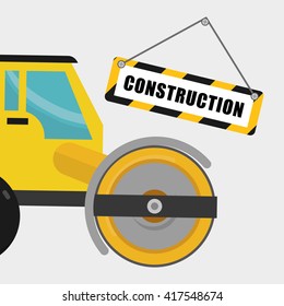 Construction design. work icon. repair concept, vector illustration