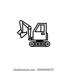 Construction, digger, excavation, excavator, industry, machine, mining Icon