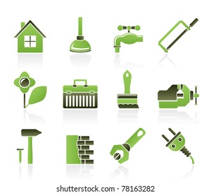 Construction And Do It Yourself Icons - Vector Icon Set