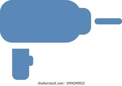 Construction drill, illustration, on a white background.