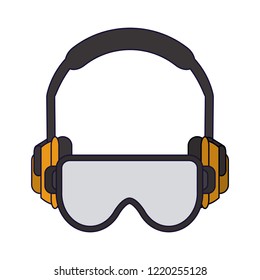 Construction earphones equipment