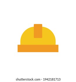 Construction, engineer helmet icon, construction protection safety tool icon  in color icon, isolated on white background 