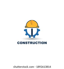 Construction Engineering Logo Concept Initial Letter Stock Vector 