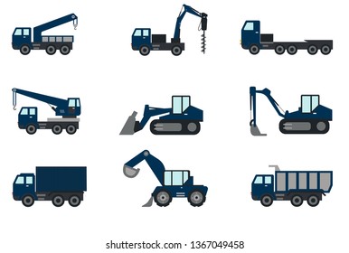 construction equipment icons