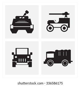 construction equipment icons sets