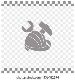 Construction equipment vector icon.