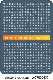 Construction and estate vector icon set