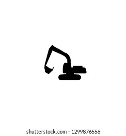 construction excavator icon