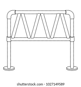 construction fence isolated icon