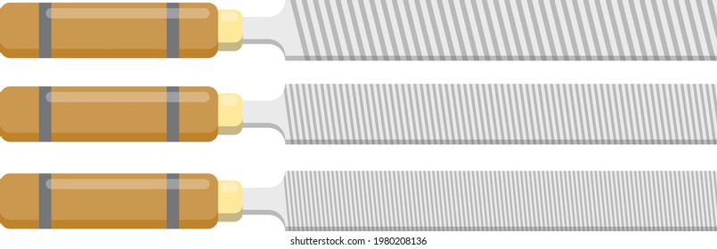 Construction files. Surface treatment tools.