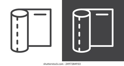 Construction film roll icon vector logo set collection for web app ui