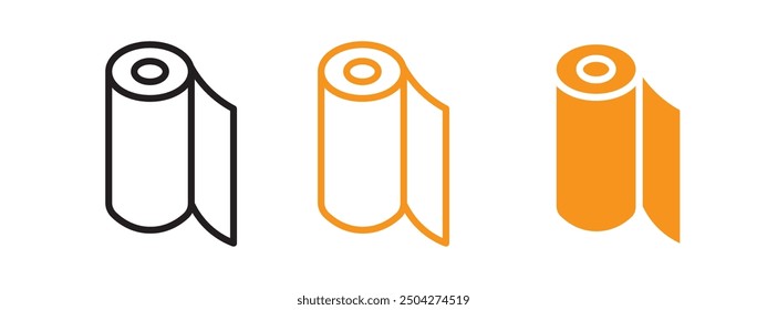 Construction film roll icon web design in vector