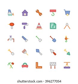 Construction flat bold Vector Icons 2