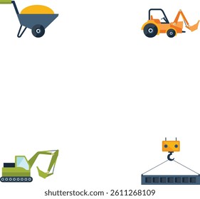 Construction and flat color Icons