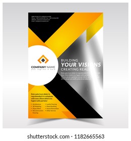 Construction Flyer Template, corporate flyer template