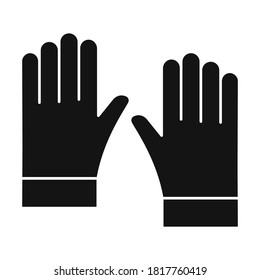

Construction gloves  Glyph Style vector icon which can easily modify or edit
