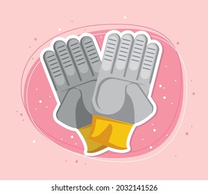 construction gloves tool protection icon