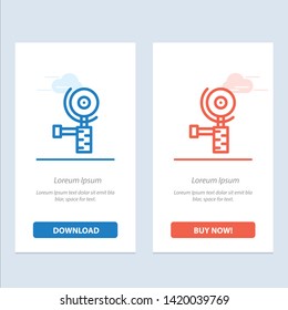 Construction, Grinder, Grinding  Blue and Red Download and Buy Now web Widget Card Template