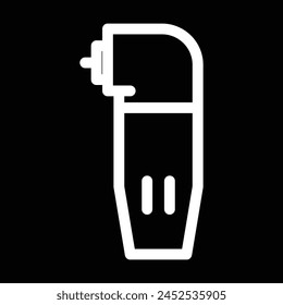 diseño de contorno de icono de amoladora de construcción